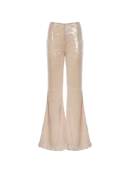 Pantaloni Galia Lahav cu paiete evazate roz