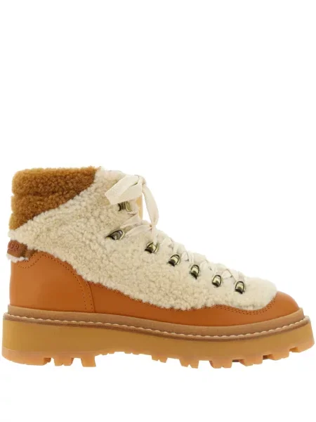 Botki Moncler brązowe