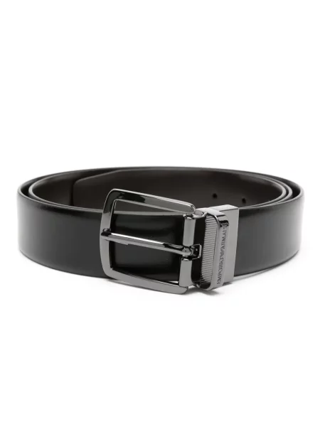 Curea Emporio Armani din piele negru