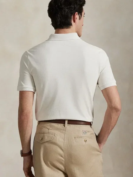 POLO RALPH LAUREN Polo | Custom slim fit alb