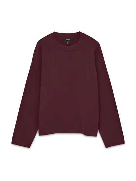 VERO MODA Pulover VMSILJE vin roșu