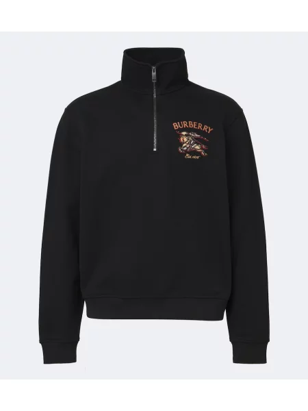 Hanorac Burberry din jerseu negru