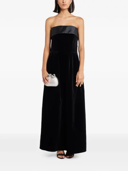 Rochie Dice Kayek cu funde de costum negru