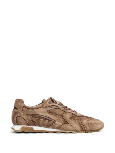 Sneakerși Ash din piele de căprioară maro