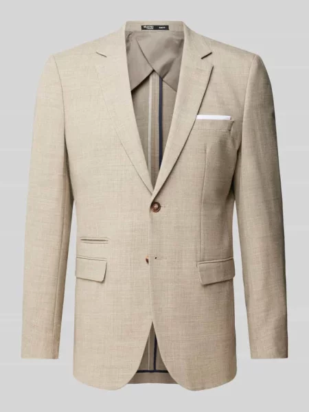 Marynarka na dwa o kroju slim fit z z patką model ‘OASIS’ Selected Homme