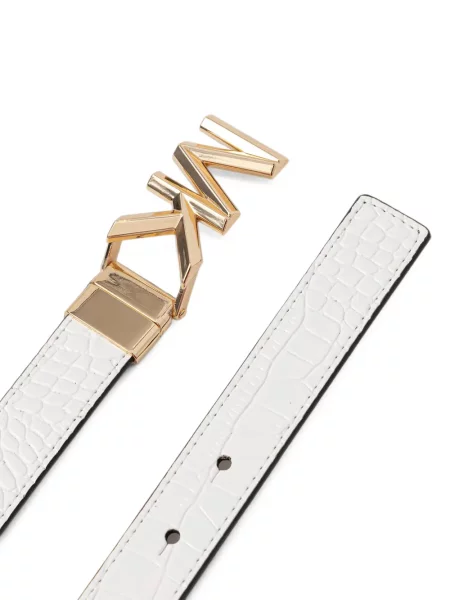 Reversibil bikini Michael Michael Kors cu broderie din piele de căprioară portocaliu