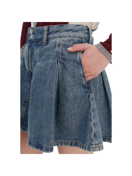 Fustă Tommy Hilfiger albastru
