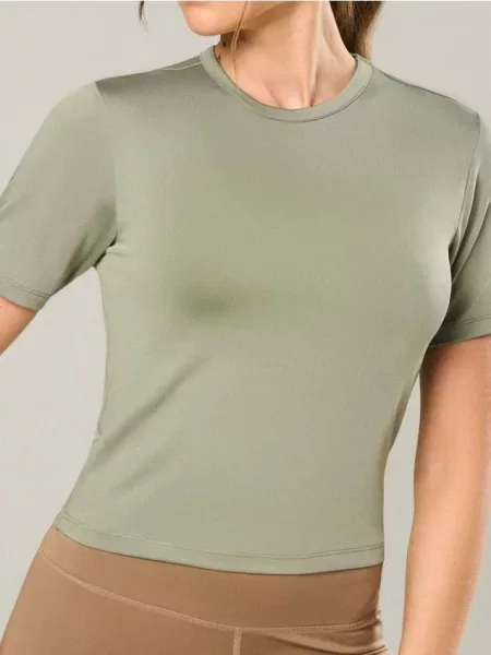 Спортивна футболка Gym Hard блідо-зелений зелена