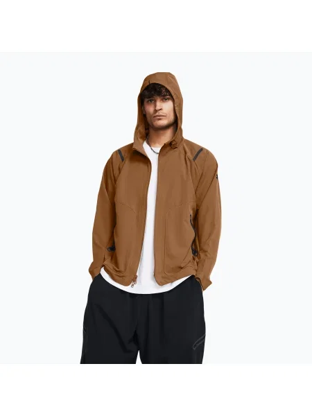 Мъжко яке за тренировки Under Armour Unstoppable tundra/black черно