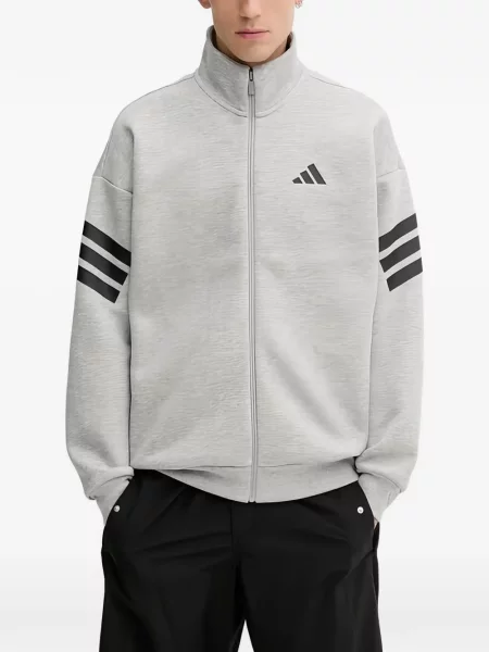 Prugasta vesta Adidas siva