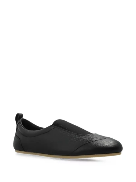 Chiloți Jil Sander din piele slip-on negru
