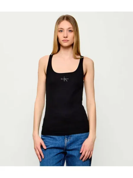 Calvin Klein Jeans Top negru