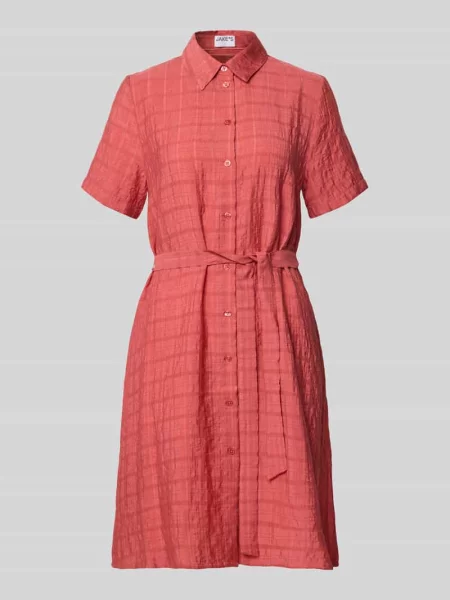 Sukienka koszulowa z mieszanka i lyocellu z wiązany pasek Jake*s Casual
