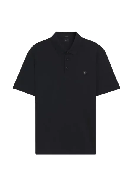 Polo Boss cu autograf negru