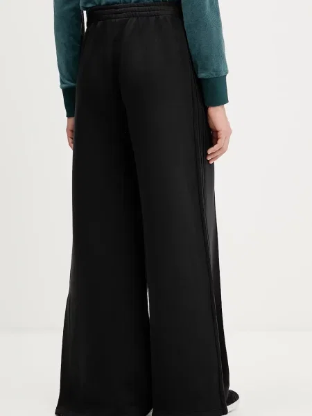 Adidas Pantaloni trening adicolor Spacer Wide Leg negru