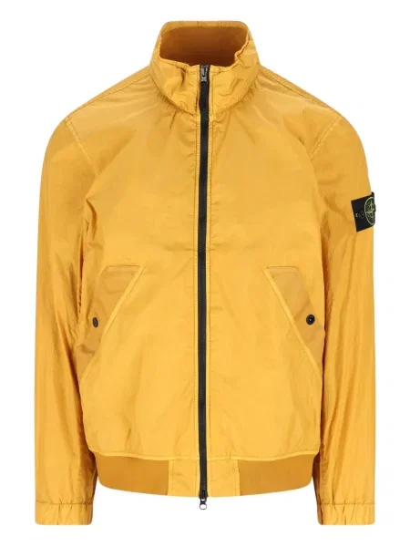 Geacă Stone Island cu strasuri galben