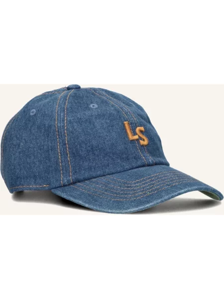 Czapka z daszkiem Levi's niebieska