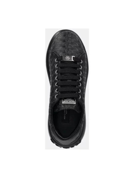 Sneakersy Philipp Plein skórzane czarne