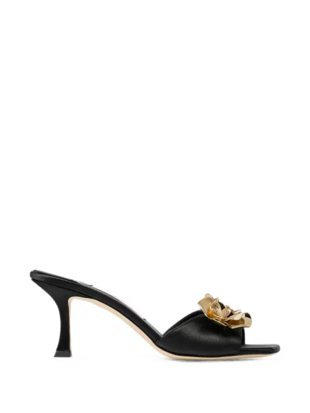 Sandale Jimmy Choo cu model floral negru