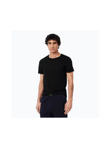 Lacoste Набір з 3 футболок Slim Fit чорний