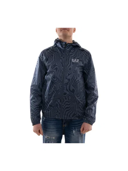 Geacă Emporio Armani Ea7 albastru