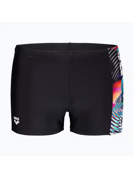 Боксерки за плуване Arena Lit Logo Swim Short black/multi черно