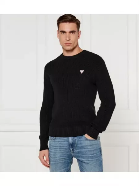 Guess Jeans Pulover negru