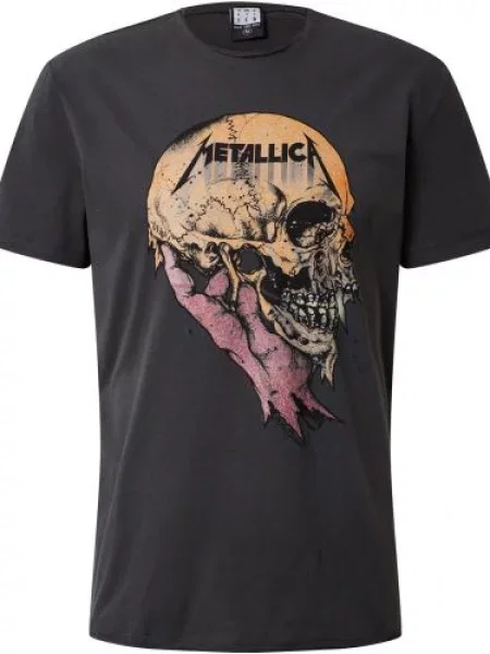 AMPLIFIED Tricou METALLICA SAD BUT TRUE închis gri