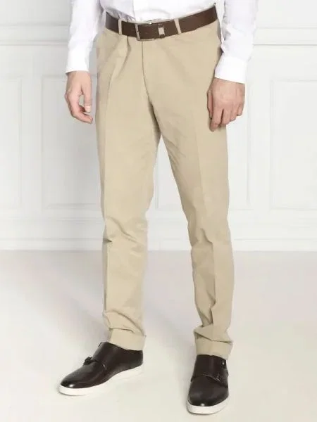 Oscar Jacobson Pantaloni chino bej