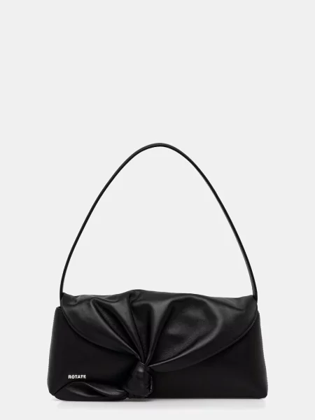 Geanta de piele Rotate din piele negru
