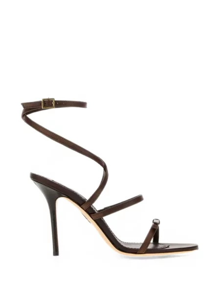 Sandale Dsquared2 cu funde din piele maro
