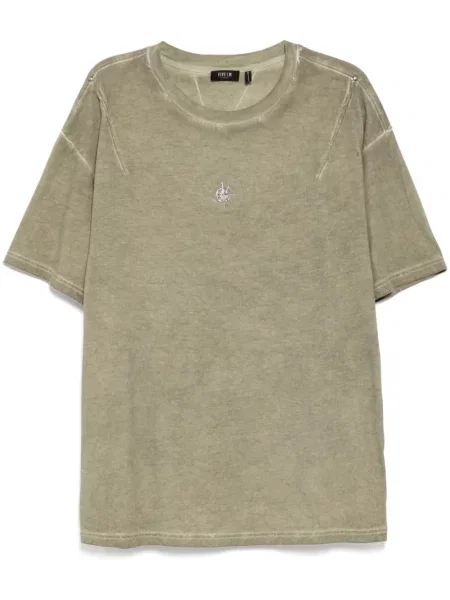 Tricou Five Cm cu tepi verde