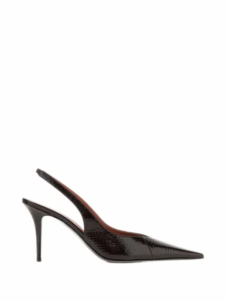Pantofi cu toc Amina Muaddi negru