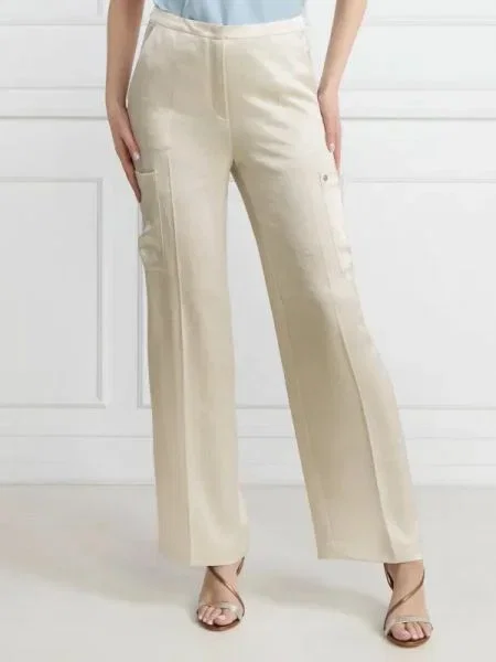 Marc Cain Pantaloni cargo | Straight fit bej