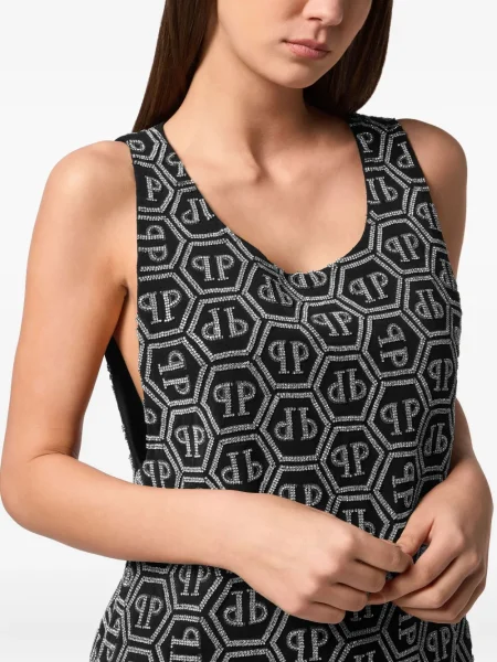 Rochie mini Philipp Plein de costum negru