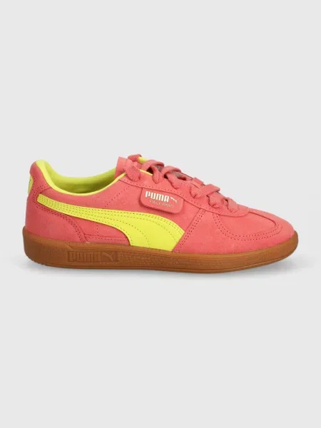 Puma sneakersy zamszowe Palermo Cobalt Glaze pomarańczowy