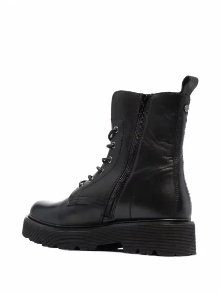 Botine Cult din piele chunky negru