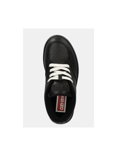 Kenzo sneakersy skórzane Dome Low Top Sneakers czarny