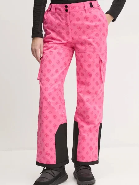 Guess spodnie narciarskie różowe