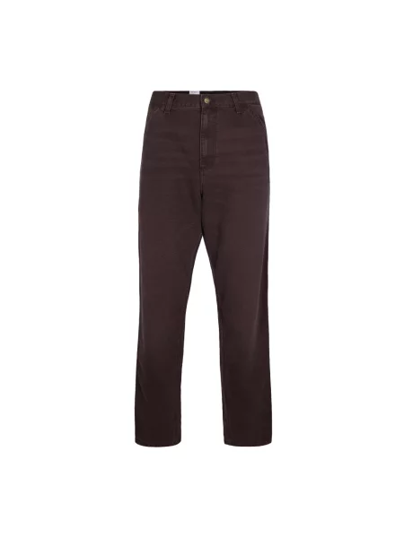 Jeansy Carhartt Wip brązowe