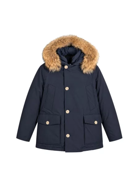 Anorak Woolrich niebieska
