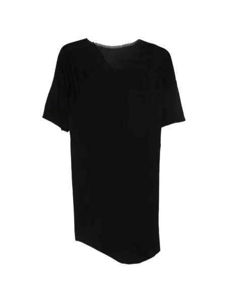 Tricou Leon Emanuel Blanck asimetric negru