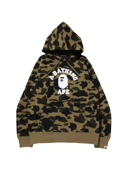 Hanorac cu glugă A Bathing Ape® verde