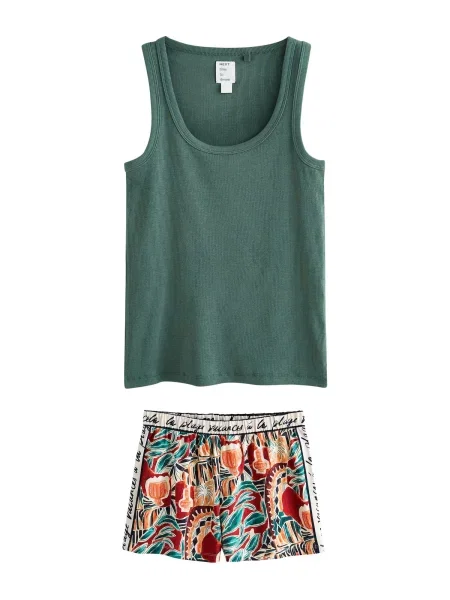 Next Pantaloni scurți pin / mai multe culori verde