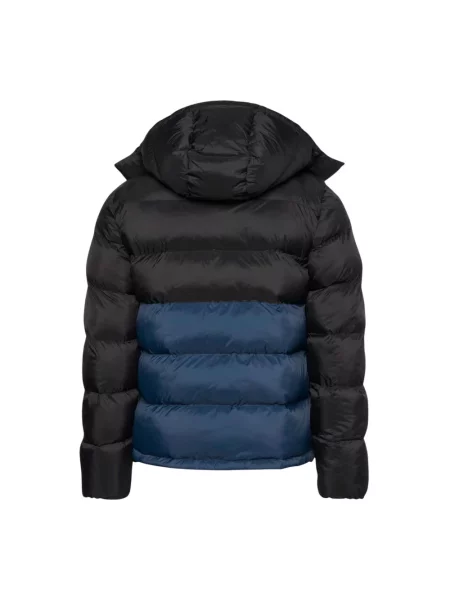 Kurtka jeansowa Calvin Klein Jeans z kapturem czarna