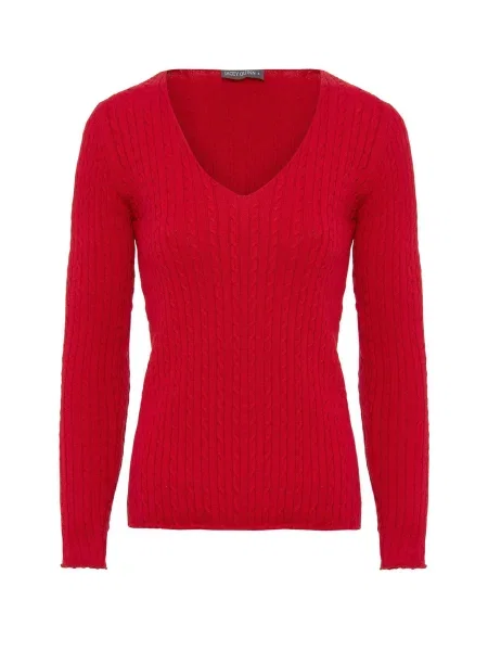 Jacey Quinn Pulover Paulina' roșu
