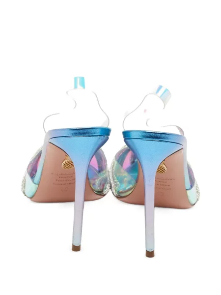Pantofi cu toc Aquazzura slingback albastru