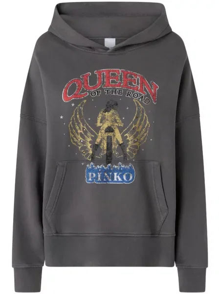 Hanorac cu glugă Pinko gri