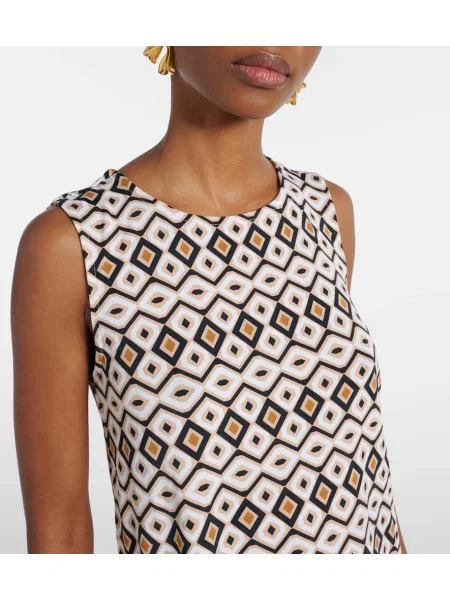 Top Max Mara cu imagine din jerseu