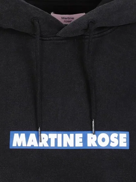 Hanorac cu glugă Martine Rose cu imagine negru